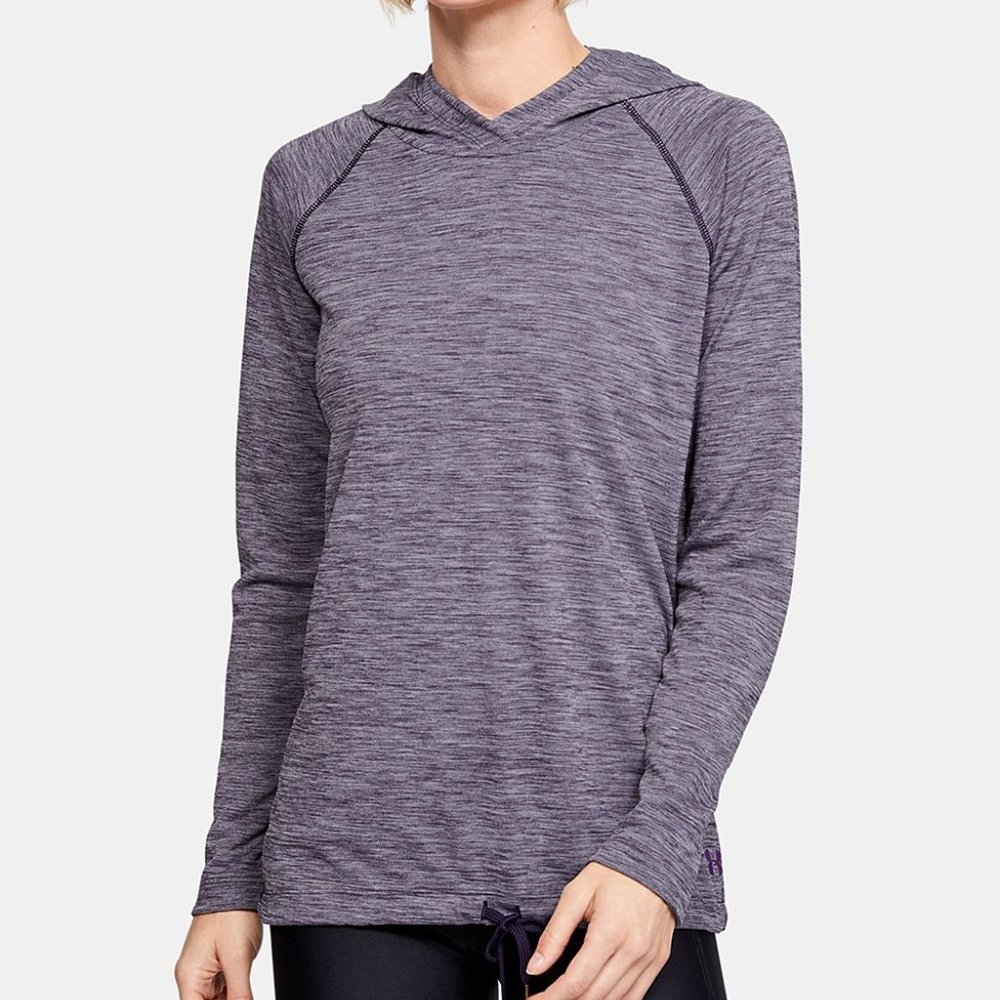 Under Armour Hoodie Lightweight Heat Gear Velocity Twist NWOT Small Purple